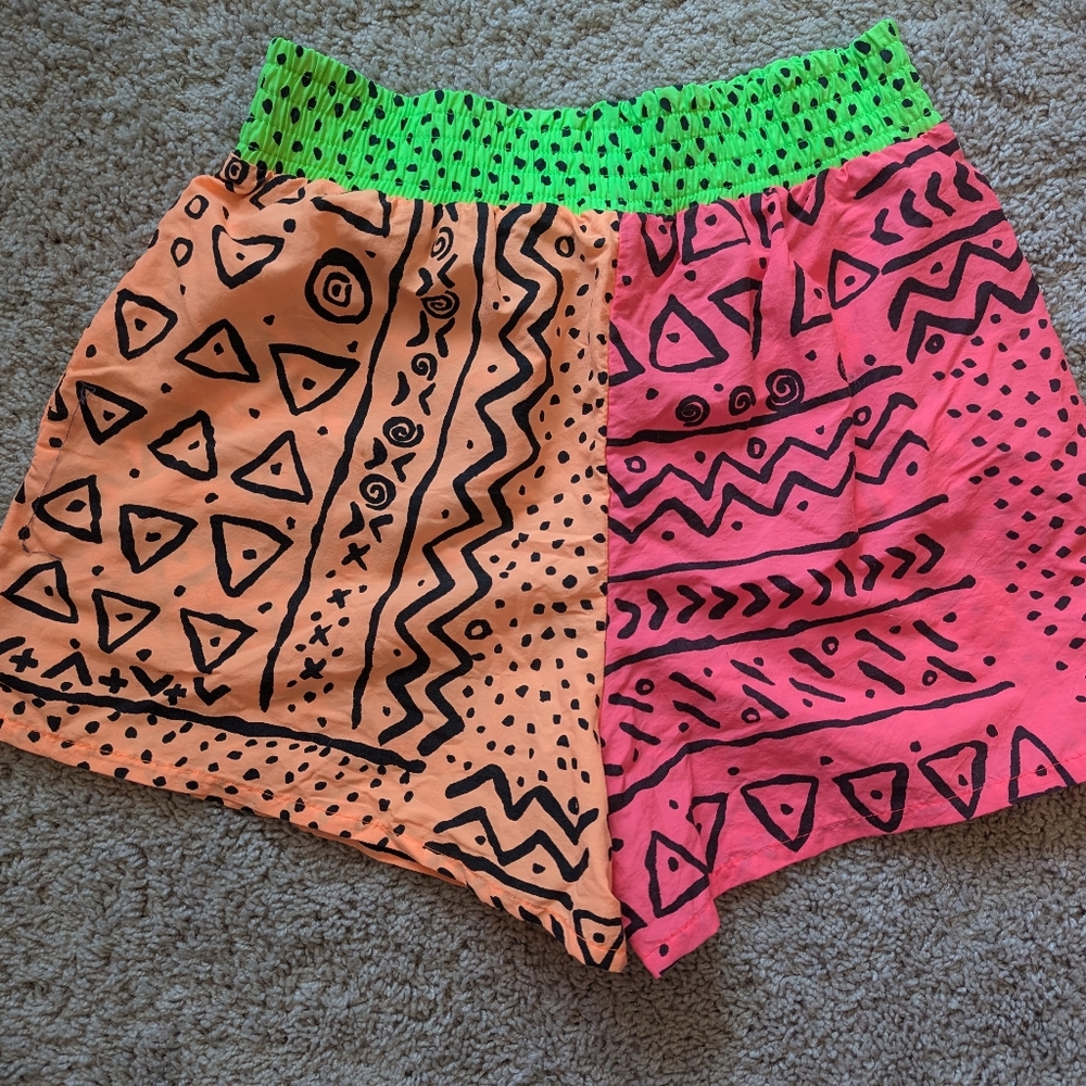 OP, Vintage Neon Shorts, Large